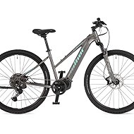 AUTHOR Enigma - 17" silver/green - Electric Bike