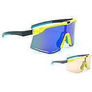 AUTHOR Goggles ZX8 S! bright Orange 65/BlueRevo 13 yellow-neon/green - Cycling Glasses