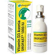 OROFAST Vitamin D3 Axonia 1000 IU sublingual spray 30 ml - Dietary Supplement
