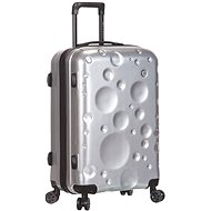 Azure SIROCCO T-1194/3-L, silver - Suitcase