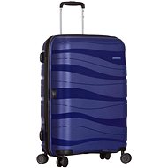 Azure SIROCCO T-1233/3-L, blue - Suitcase