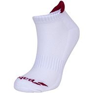 Babolat 2 Pairs Invisible White/Red, size 35-38 - Socks