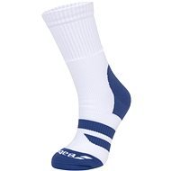 Babolat Team Big Logo, White/Blue - Socks