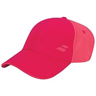 Babolat Cap Basic Logo JR red rose - Baseball Cap