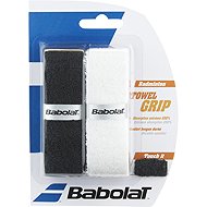 Babolat Towel Grip X2 white black - Tennis Racket Grip Tape