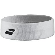 Babolat Logo Headband White/White - Sports Headband