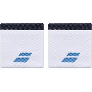 Babolat Logo Wristband White/Drive Blue - Wristband