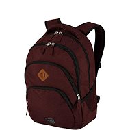 Travelite Basics Backpack Melange Bordeaux - City Backpack