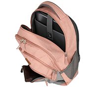 Travelite Basics Backpack Melange Rose / gray - City Backpack