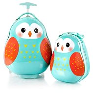 Heys Travel Tots Owl - Set of Backpack and Suitcase - Children's Lunch Box