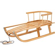 Bayo all-wood sled with backrest and string 90 cm - Sledge