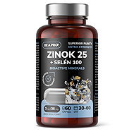 BE A PRO! Zinc 25 + Selenium 100 Bioactive Minerals, 60 capsules - Minerals
