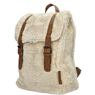 Enrico Benetti Teddy Tablet Backpack Off-White - Backpack