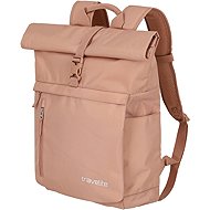 Travelite Basics rollup backpack, rose - Backpack