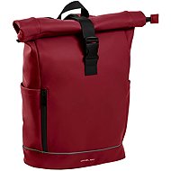 Daniel Ray Highlands roll-top laptop backpack - burgundy - City Backpack