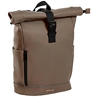 Daniel Ray Highlands roll-top laptop backpack - brown - City Backpack