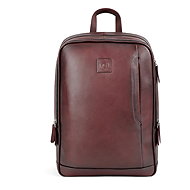 Gaira leather backpack 58013 burgundy - City Backpack