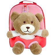bHome Baby Backpack with Teddy Bear pink - Small Backpack