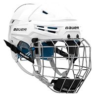 Bauer Re-Akt 65 Combo SR Senior, white, 59-64 cm, L - Hockey Helmet