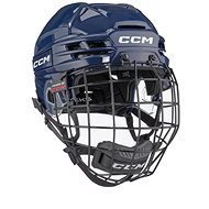 CCM Tacks 720 Combo SR dark blue, Senior - Hockey Helmet