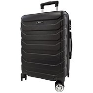 Bavy Travel Case 20" Ribs Black - Suitcase