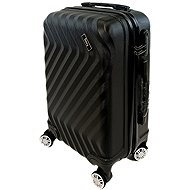 Bavy Travel Case 20" Waves Black - Suitcase