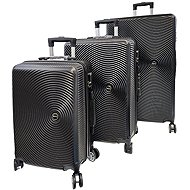 Bavy Travel Case Shell Circle Black - Set of 3 - Case Set