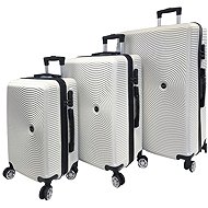 Bavy Travel Case Shell Circle White - Set of 3 - Case Set