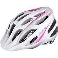 Alpina FB Jr. 2.0 Flash White-Pink-Silver 50-55cm - Bike Helmet