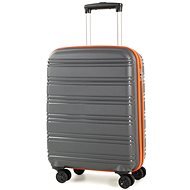ROCK TR-0164/3-S PP - gray / orange - Suitcase