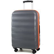 ROCK TR-0164/3-M PP - gray / orange - Suitcase