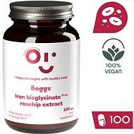 Beggs Iron bisglycinate 20 mg, rosehip extract, 100 kapszula - Vas
