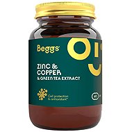 Beggs Zinc + Copper + Green tea extract 60 capsules - Dietary Supplement