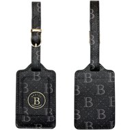 Bertoo Torino Name tag for luggage black - PU - Luggage Tag