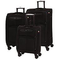 BERTOO Bolzano Travel Suitcase - black 3-in-1 set - Case Set