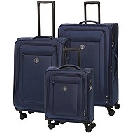 BERTOO Modena Travel Suitcase - blue 3-in-1 set - Case Set