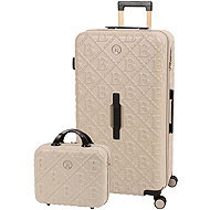 BERTOO Livorno Travel suitcase set 2in1 champagne - Case Set