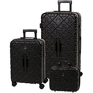BERTOO Livorno Travel suitcase set 3in1 black/dark grey - Case Set