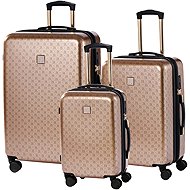 BERTOO Torino travel suitcase - gold 3in1 set - Case Set