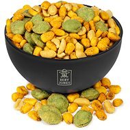 Bery Jones slaný mix – arašidy s wasabi a kukuricou 500 g - Orechy