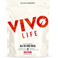 Vivo Life Whole Meal Strawberry - Nutritionally complete vegan protein meal (1000 g) - Protein