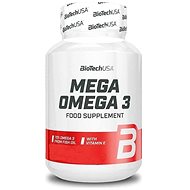 BioTech USA Mega Omega 3 90 kapslí - Omega 3