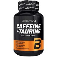 BioTech USA Caffeine + Taurine, 60 kapslí - Stimulant