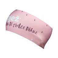 Bjež ACTIVE HEART pink - Headband