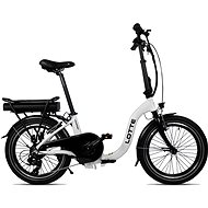 Blaupunkt Lotte 20'' extreme low-step-in E-Folding bike in White shiny - Electric Bike