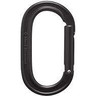 Black Diamond Oval Keylock Carabiner Black - Carabiner