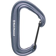 Black Diamond Miniwire Carabiner Gray - Carabiner