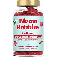 Bloom Robbins Vitamins for digestion and energy with unfiltered apple cider vinegar, 60 gummies - Dietary Supplement