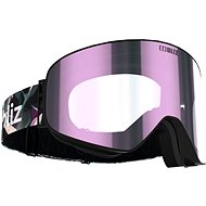 Bliz FLOW Matt Black w Brown w Ice Pink multi Cat.3 - Ski Goggles