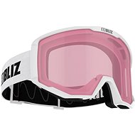 Bliz SPARK White in Pink Cat.1 - Ski Goggles